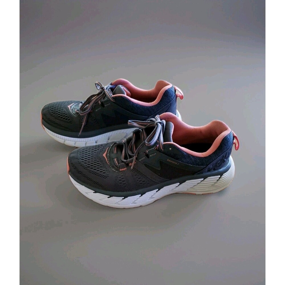 Hoka One One Gaviota 2 Athletic Shoe Women's Size 8.5 Black Coral Road Running